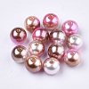 Rainbow ABS Plastic Imitation Pearl Beads LS-X-OACR-Q174-6mm-10-1