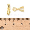 Rack Plating Brass Snap on Bails KK-R211-03G-3