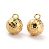 Ion Plating(IP) 304 Stainless Steel Charms STAS-O147-03C-G-2