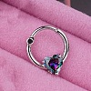 316L Stainless Steel Hoop Nose Rings WGEE114-11-1