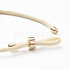 Braided Nylon Cord Bracelet Making MAK-A017-D02-08G-3