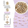600Pcs 2 Styles CCB Plastic Beads CCB-SP0001-15B-2