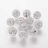 Polymer Clay Rhinestone Beads X-RB-K050-8mm-C31-1