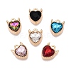 Rack Plating Alloy Pendants FIND-N005-20G-1
