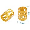 Aluminum Wire Hair Coil Cuffs ALUM-PH0003-02-3