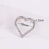 316L Stainless Steel Micro Pave Cubic Zirconia Hoop Nose Rings WG5D603-17-1
