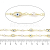 Enamel Lip Link Chains CHC-C006-02G-04-2