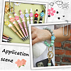 SUNNYCLUE 10Pcs 10 Colors Food Grade Eco-Friendly Silicone Beads SIL-SC0001-27-5
