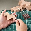 DIY Wood Carving Craft Kit DIY-E026-10-5