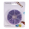Medium Orchid Imitation Pearl Beads Assorted Mixed Sizes 4-12mm Flat Back Pearl Cabochons SACR-PH0001-47-6