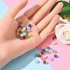 600Pcs 10 Colors Round Imitation Gemstone Acrylic Beads OACR-YW0001-93-6