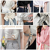 30Pcs 5 Colors Resin Scarf Clips BUTT-NB0001-86-6