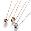 304 Stainless Steel Necklaces NJEW-E135-07-1