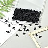 200Pcs Opaque Acrylic Beads SACR-FS0001-40B-10