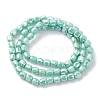 Electroplate Glass Beads Strands EGLA-K015-08D-2