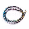 Electroplated Non-magnetic Synthetic Hematite Beads Strands G-L562-12A-3