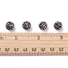 Polymer Clay Rhinestone Beads RB-C1438-10mm-A29-3