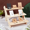 DIY 3 Tier Stair Style Pine Wooden Plant Stand Kit ODIS-WH0025-108-5