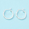 925 Sterling Silver Hoop Earrings STER-P047-13B-S-2