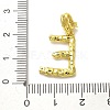 Rack Plating Brass Micro Pave Cubic Zirconia European Dangle Charms KK-L210-015G-E-3