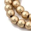 Electroplated Synthetic Non-magnetic Hematite Beads Strands G-H327-D01-04A-3