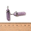 Natural Lepidolite Pointed Pendants G-G025-01P-30-3