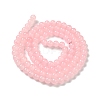 Baking Paint Imitation Jade Glass Round Bead Strands X1-DGLA-Q021-8mm-26-3
