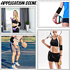 Sponge & Polyester Yoga Sports Knee Pads AJEW-WH20054-202B-02-5
