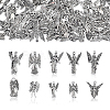 100pcs 10 Styles Tibetan Style Alloy Pendants TIBEP-CJ0001-42-3