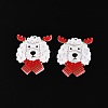 Christmas Theme Printing Acrylic Pendants BACR-N002-01M-2