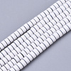 Spray Painted Non-magnetic Synthetic Hematite Beads Strands G-R468-04-13-1