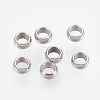 316 Surgical Stainless Steel Rondelle Crimp Beads A-STAS-P221-25P-2