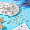 100Pcs 20 Styles Tibetan Style Alloy Pendants FIND-TA0003-59-5