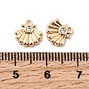 Brass Micro Pave Cubic Zirconia Pendants KK-A277-07G-3