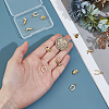 12Pcs 3 Styles Brass Charms KK-BC0014-55-3