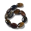 Natural 3-Color Tiger Eye Beads Strands G-P528-M22-01-3