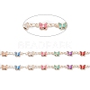 Colorful Glass Butterfly Link Chains CHC-R135-06KCG-2