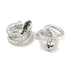 Brass Micro Pave Cubic Zirconia Pendants KK-S386-23P-01-2
