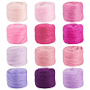 60G 12 Colors Needle Felting Wool Roving DIY-TA0012-85-3