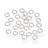 304 Stainless Steel Round Rings STAS-S066-16-6mm-1