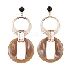Imitation Gemstone Style Acrylic Dangle Earrings EJEW-JE03673-2