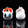 Handmade Bumpy Lampwork Beads Strands LAMP-Q031-014-4