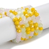 Glass Beads Strands EGLA-A034-M4mm-28-2