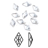 Glass Rhinestone Cabochons RGLA-L025-E01-001-1