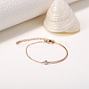 Clear Cubic Zirconia Bracelet Adjustable Curved Bar Link Bracelet Classic Tennis Bracelet Charms Jewelry Gifts for Women JB756A-3