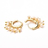 Natural Freshwater Pearl Hoop Earrings for Women X-EJEW-JE04623-3