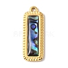 Paua Shell Pendants SSHEL-B145-01D-G-1