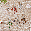 Natural Gemstone Keychains KEYC-AB00080-4