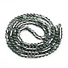 Baking Paint Transparent Glass Beads X1-DGLA-N011-6mm-07-2