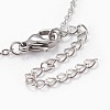 304 Stainless Steel Pendant Necklaces NJEW-O112-02P-5